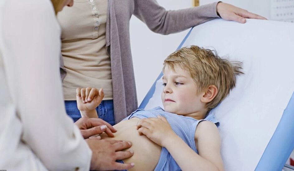 a paraziták orvos általi azonosítása egy gyermekben