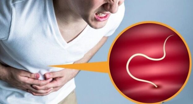 paraziták okozta hasi fájdalom